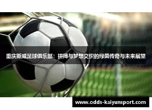 重庆斯威足球俱乐部：拼搏与梦想交织的绿茵传奇与未来展望
